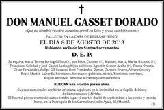 Manuel Gasset Dorado